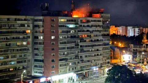 Russian Drone Hits Romanian Apartment Building, Injuring Two